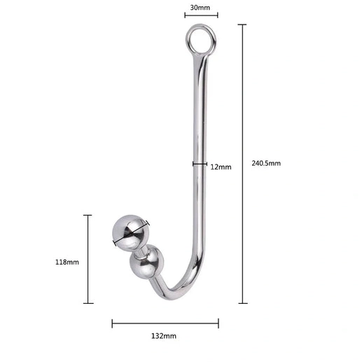Anal Hooks and Hook Collar Anal 5334 Cuffs with Beaded Elegant 0901